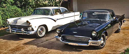 T-Bird and Crown Victoria
